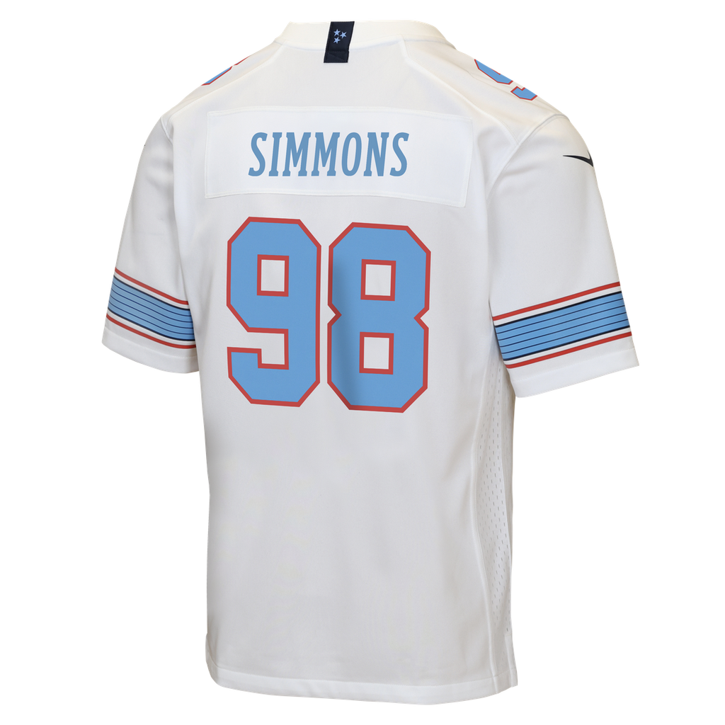 Jeffery Simmons Tennessee Titans Nike Youth Game Jersey - Light Blue