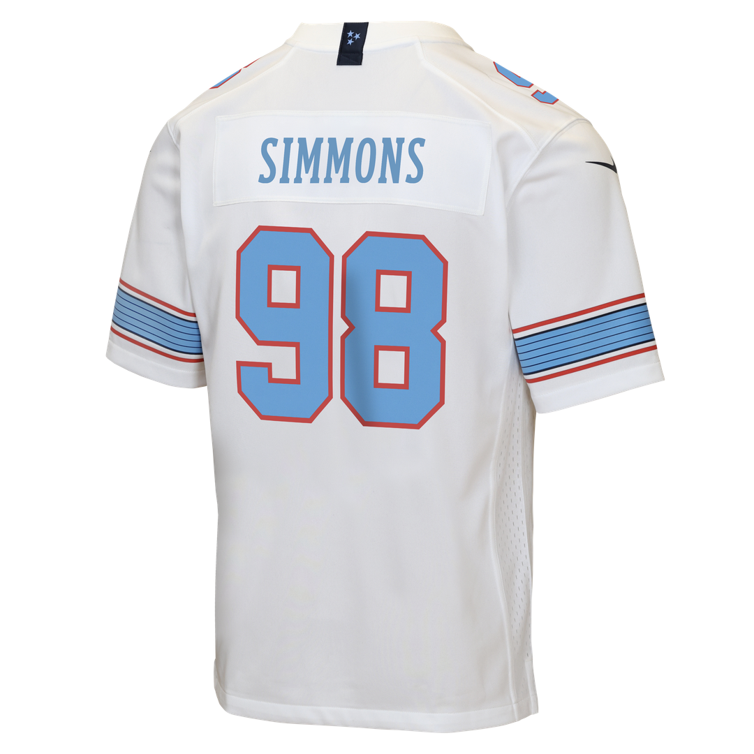 Jeffery Simmons Tennessee Titans Nike Youth Game Jersey - Light Blue