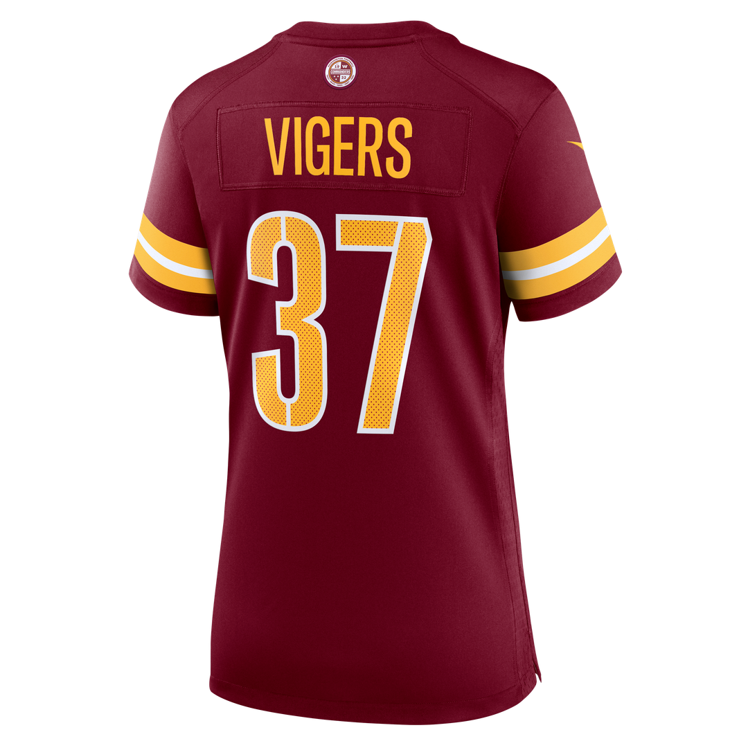Car'lin Vigers Washington Commanders Nike Women's Team Game Jersey -  Burgundy