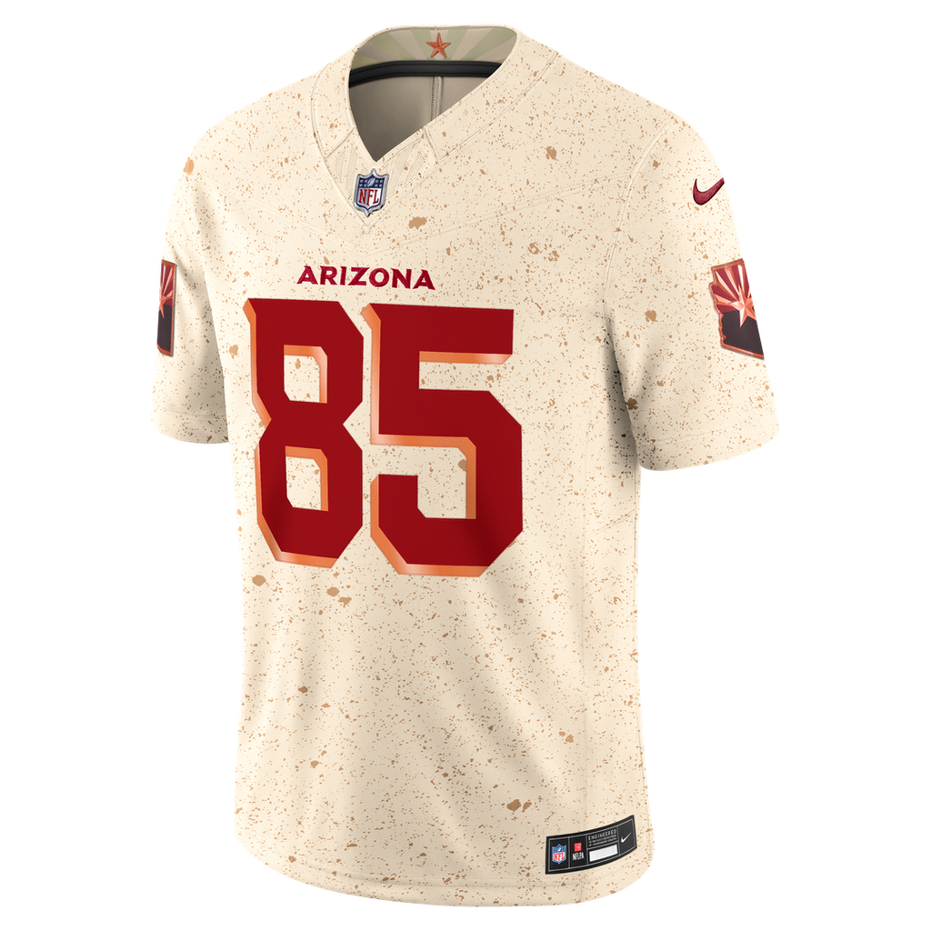 Trey McBride Arizona Cardinals Nike 2025 Rivalries Collection Stitched Limited Jersey - Natural