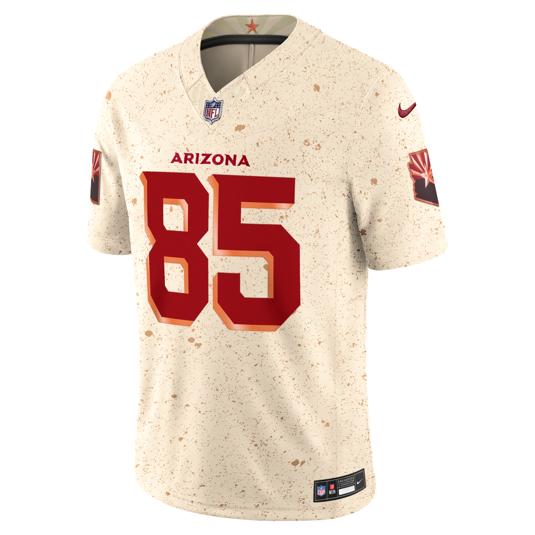 Trey McBride Arizona Cardinals Nike 2025 Rivalries Collection Stitched Limited Jersey - Natural