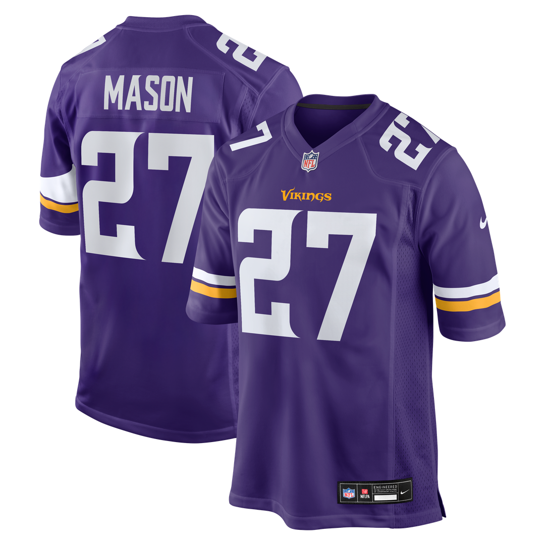 Jordan Mason Minnesota Vikings Nike Team Game Jersey -  Purple