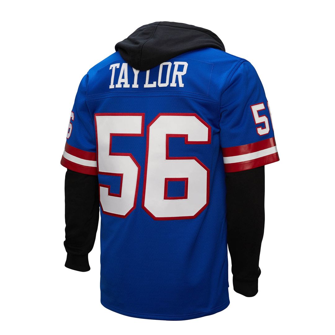 Lawrence Taylor New York Giants Mitchell & Ness Player Name & Number Hoodie Legacy Jersey - Royal