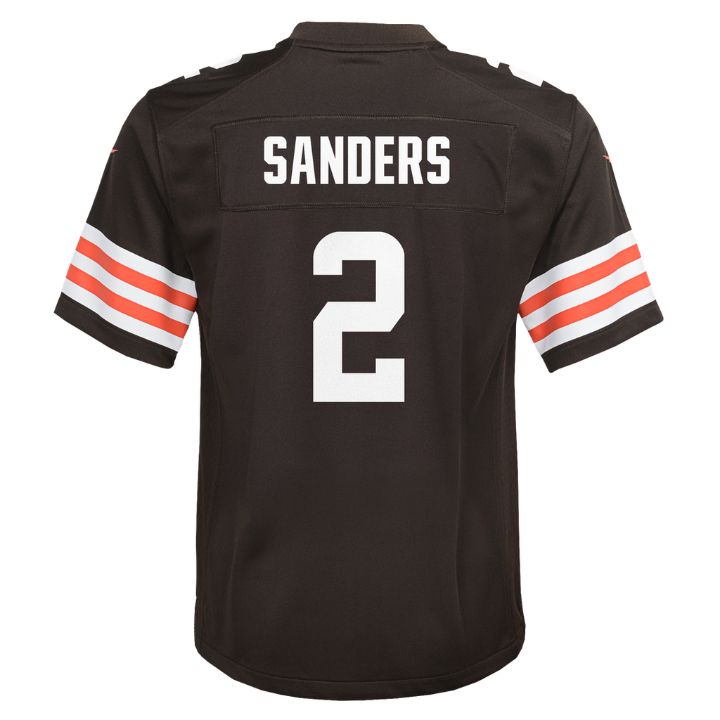 Shedeur Sanders Cleveland Browns Nike Youth Game Jersey - Brown