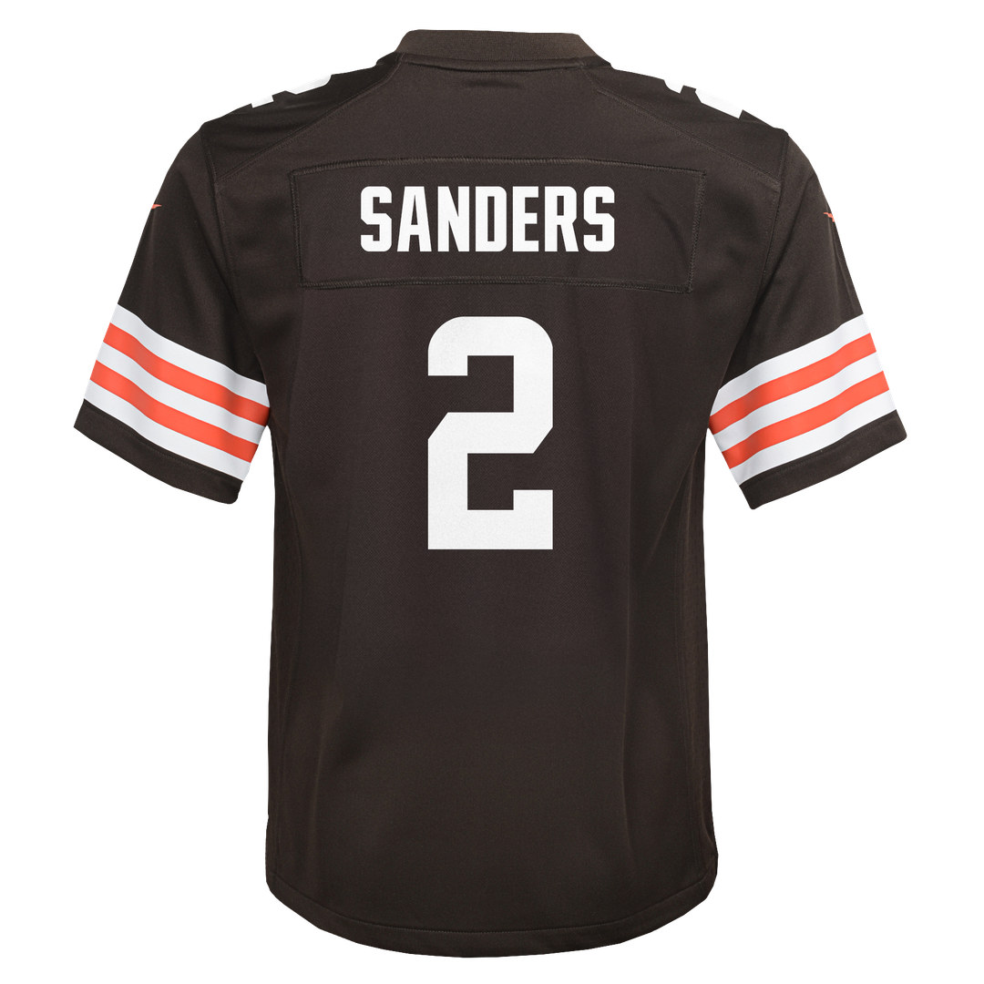 Shedeur Sanders Cleveland Browns Nike Youth Game Jersey - Brown