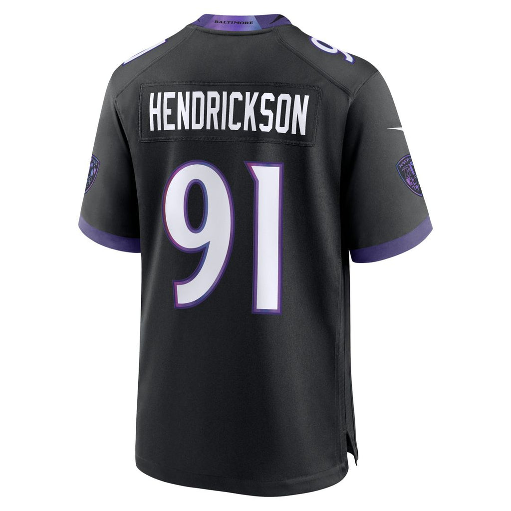Trey Hendrickson Baltimore Ravens Nike Team Game Jersey - Purple