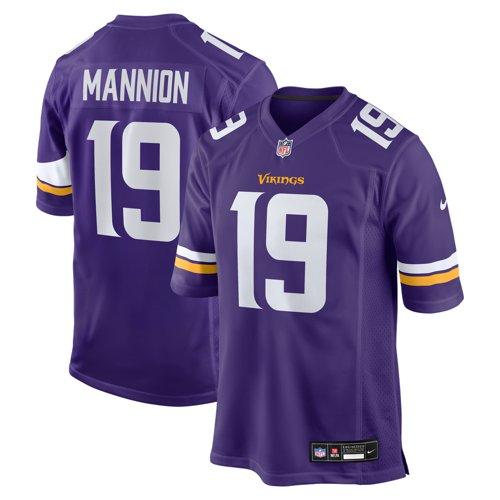 Sean Mannion Minnesota Vikings Nike  Game Jersey -  Purple