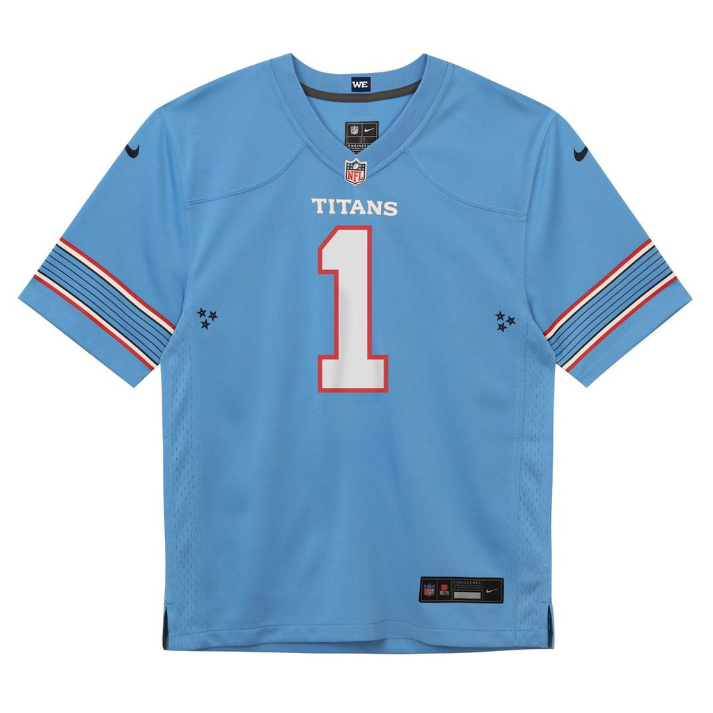 Cameron Ward Tennessee Titans Nike Toddler Team Game Jersey - Light Blue