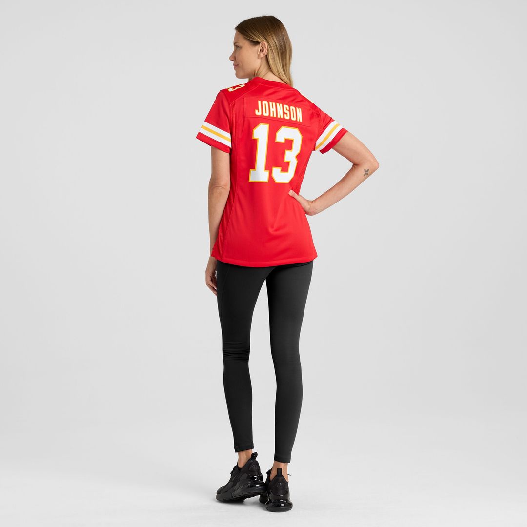 Nazeeh Johnson Kansas City Chiefs Nike Women's Game Player Jersey - Red