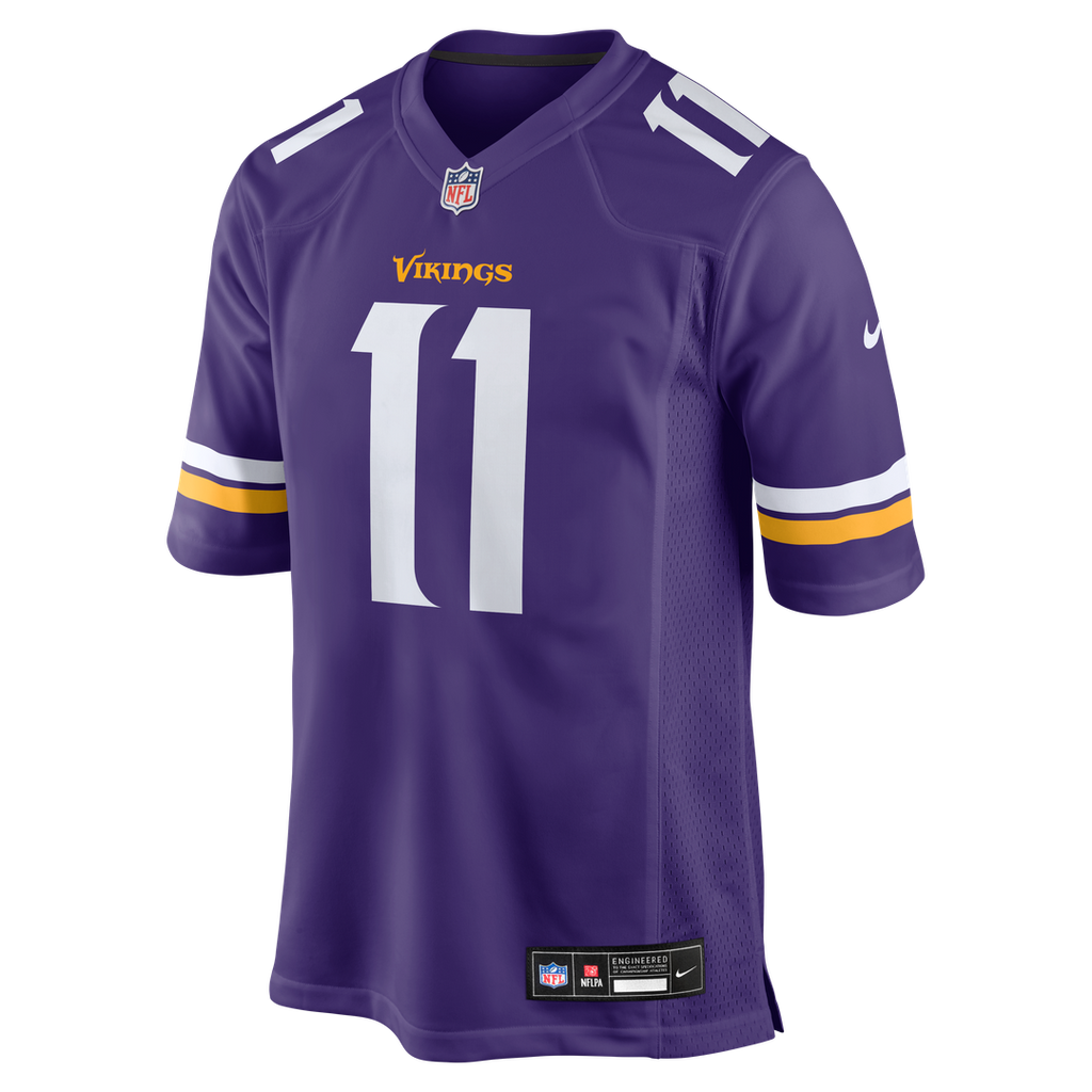 Carson Wentz Minnesota Vikings Nike Team Game Jersey -  Purple