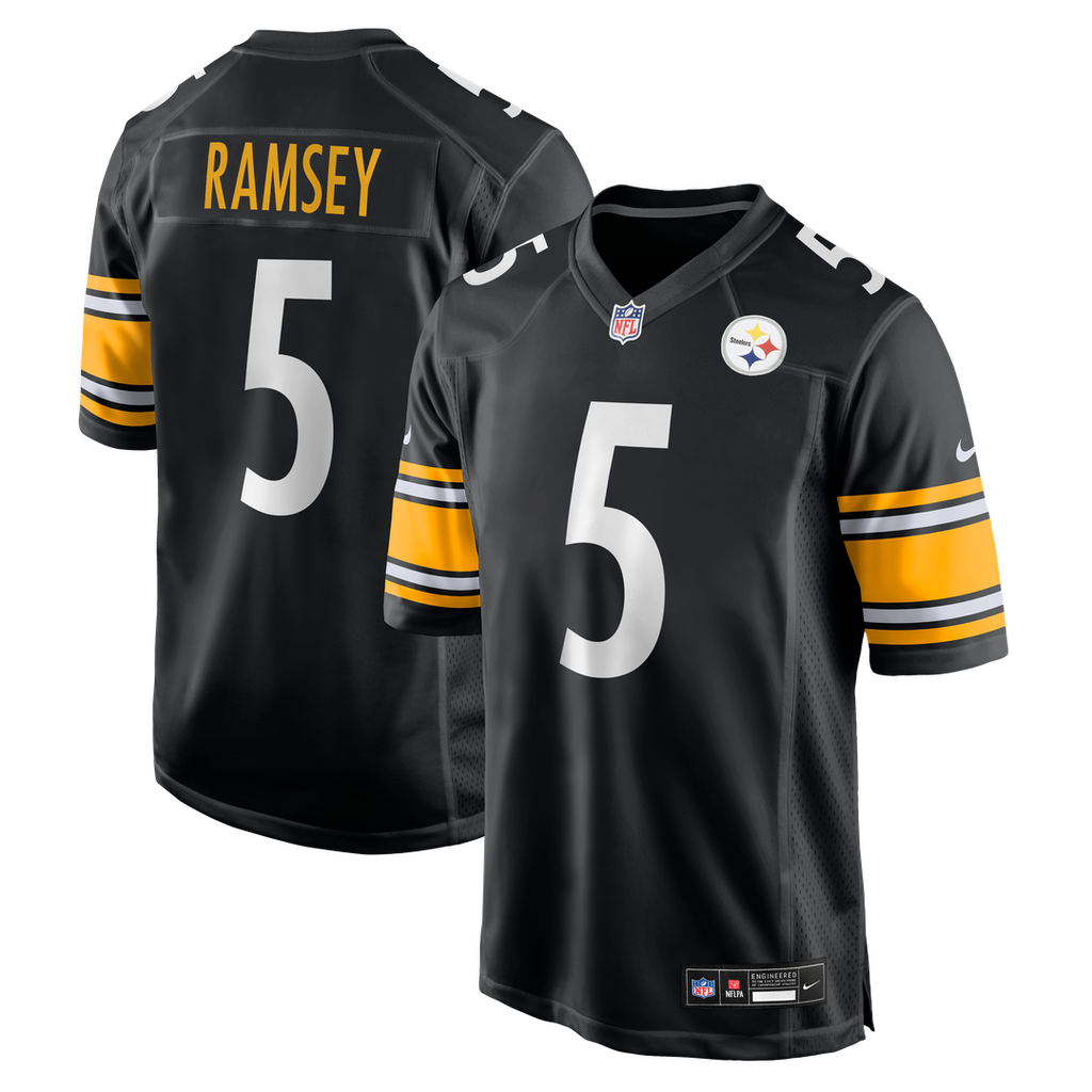 Jalen Ramsey Pittsburgh Steelers Nike Team Game Jersey -  Black