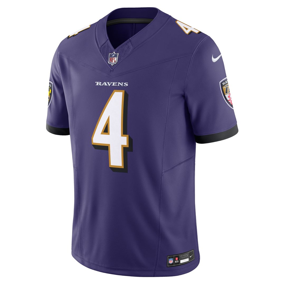 Zay Flowers Baltimore Ravens Nike Alternate Vapor F.U.S.E. Limited Jersey - Black