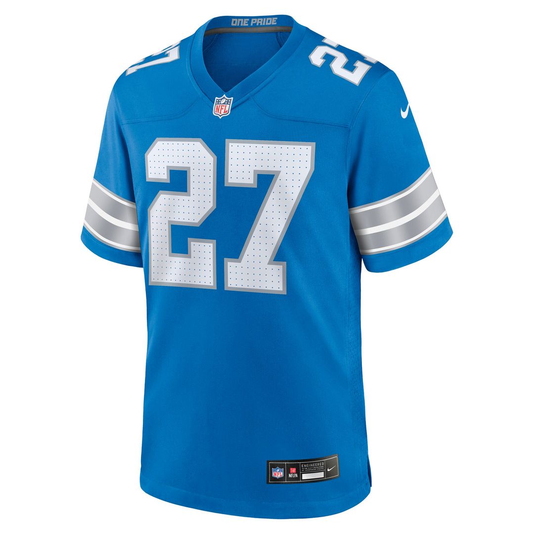 Christian Izien Detroit Lions Nike Team Game Jersey -  Blue