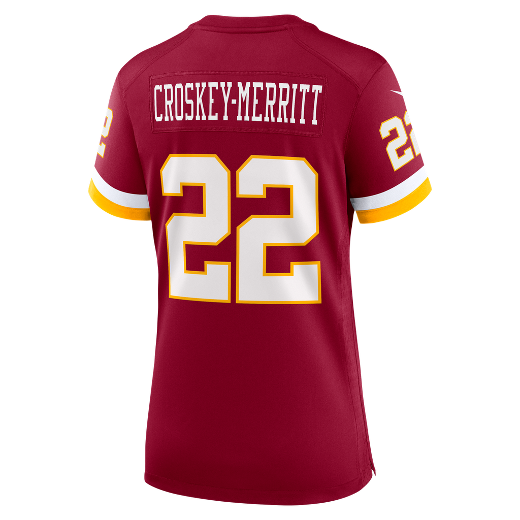 Jacory Croskey-Merritt Washington Commanders Nike Women's Game Super Bowl Era Jersey - White