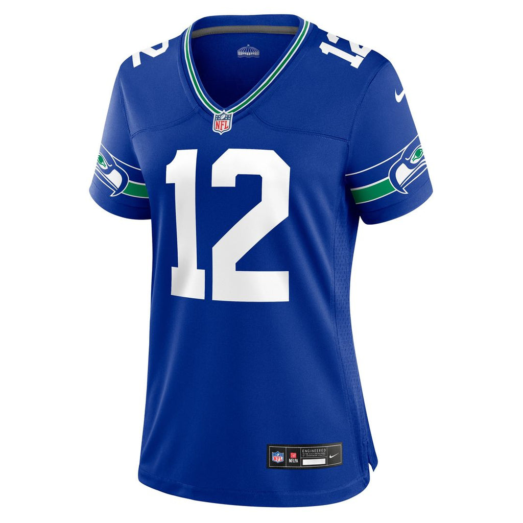 12s Seattle Seahawks Nike Women's Team Game Jersey - College Navy