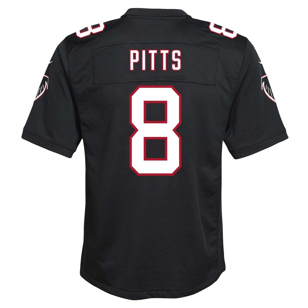 Kyle Pitts Sr. Atlanta Falcons Nike Youth Game Jersey - Black