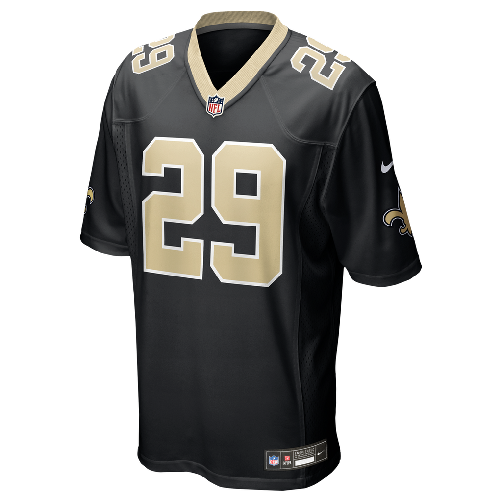 Quincy Riley New Orleans Saints Nike Team Game Jersey -  Black