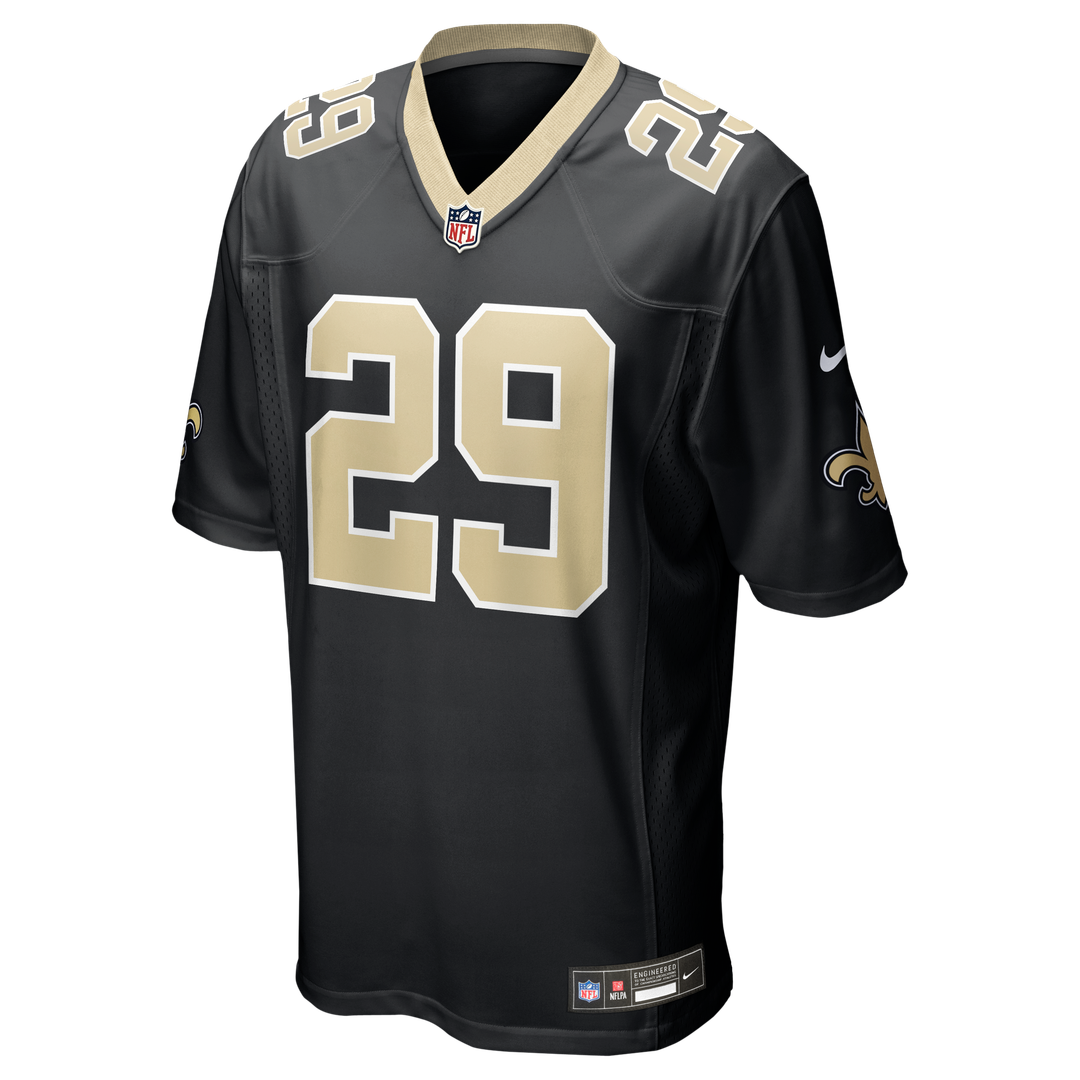 Quincy Riley New Orleans Saints Nike Team Game Jersey -  Black