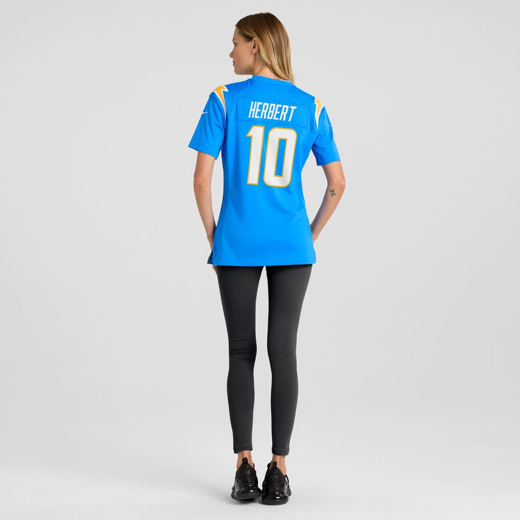 Justin Herbert Los Angeles Chargers Nike Women's Player Game Jersey - Powder Blue