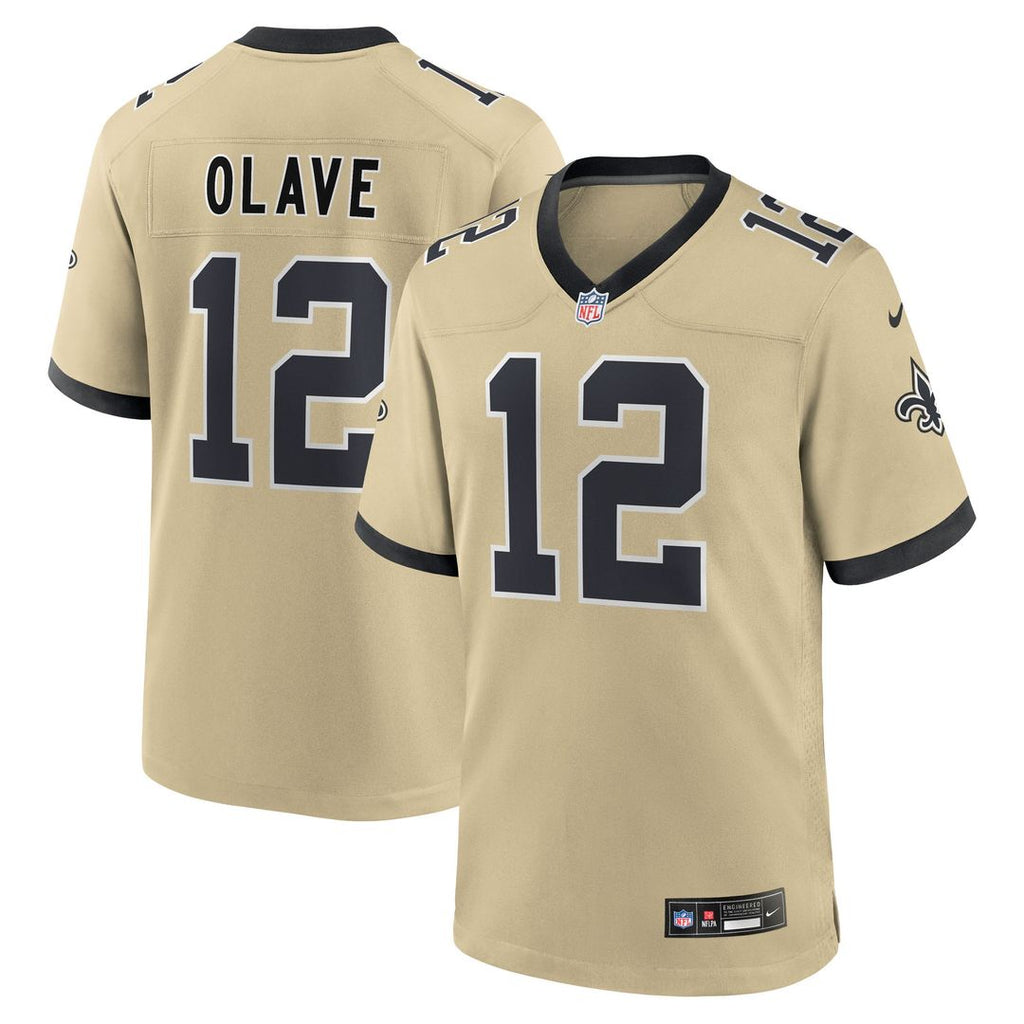 Chris Olave New Orleans Saints Nike Youth Gameday Golds Alternate Game Player Jersey - Gold