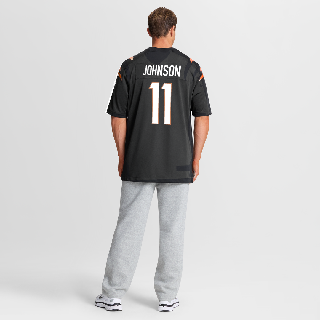 Josh Johnson Cincinnati Bengals Nike Team Game Jersey -  Black