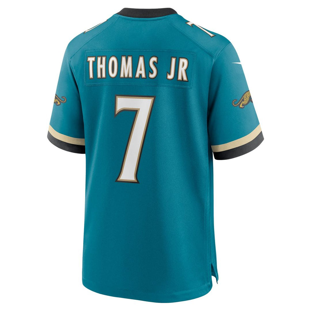 Brian Thomas Jr. Jacksonville Jaguars Nike Alternate Game Jersey - Teal