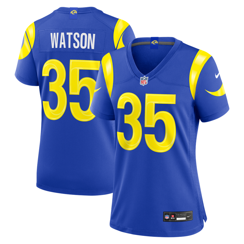 Jaylen Watson Los Angeles Rams Nike Women's Team Game Jersey -  Royal
