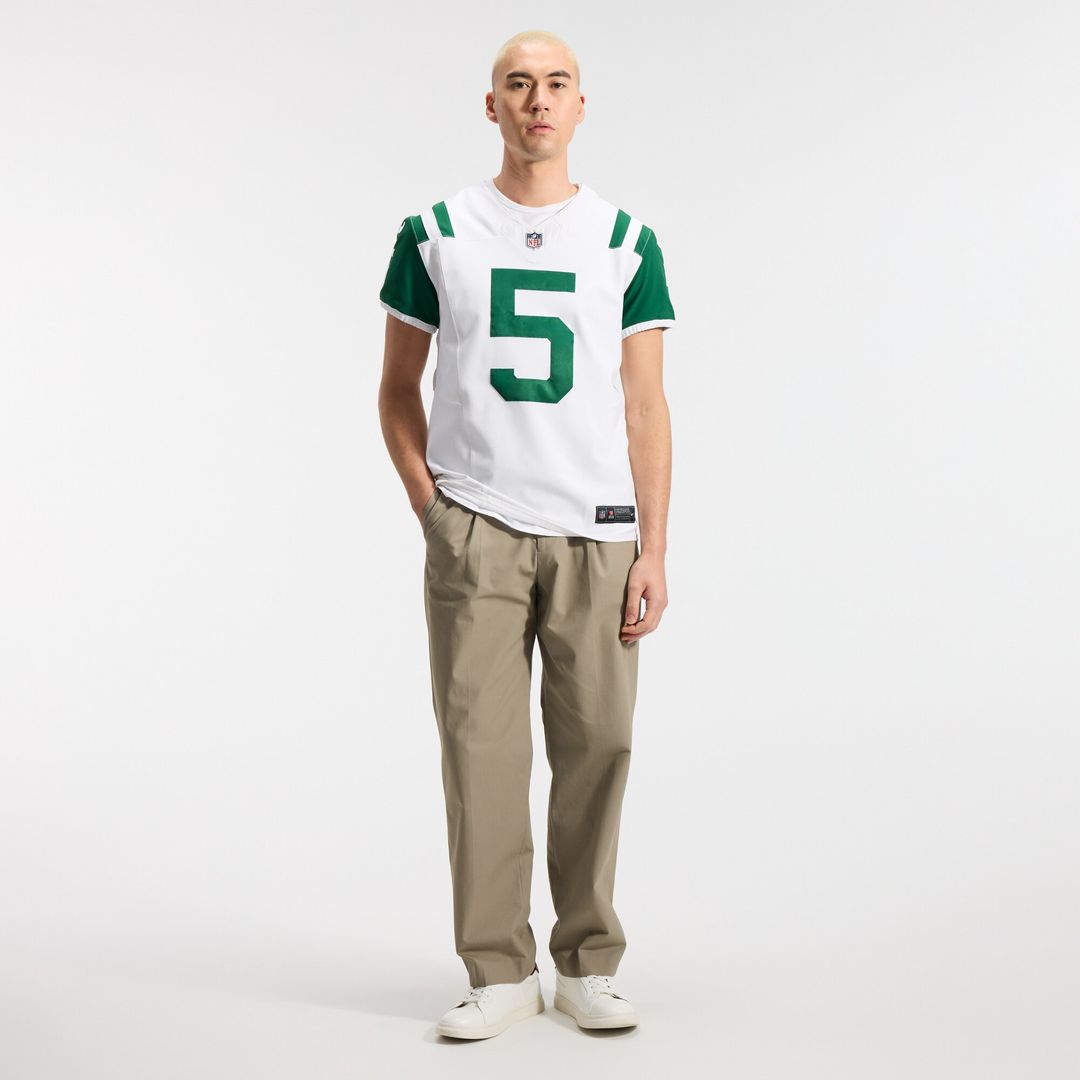 Garrett Wilson New York Jets Nike Classic Alternate Vapor F.U.S.E. Elite Jersey - White