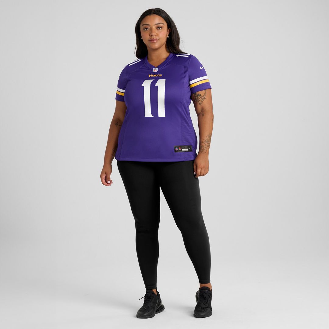 Carson Wentz Minnesota Vikings Nike Women's Team Game Jersey -  Purple