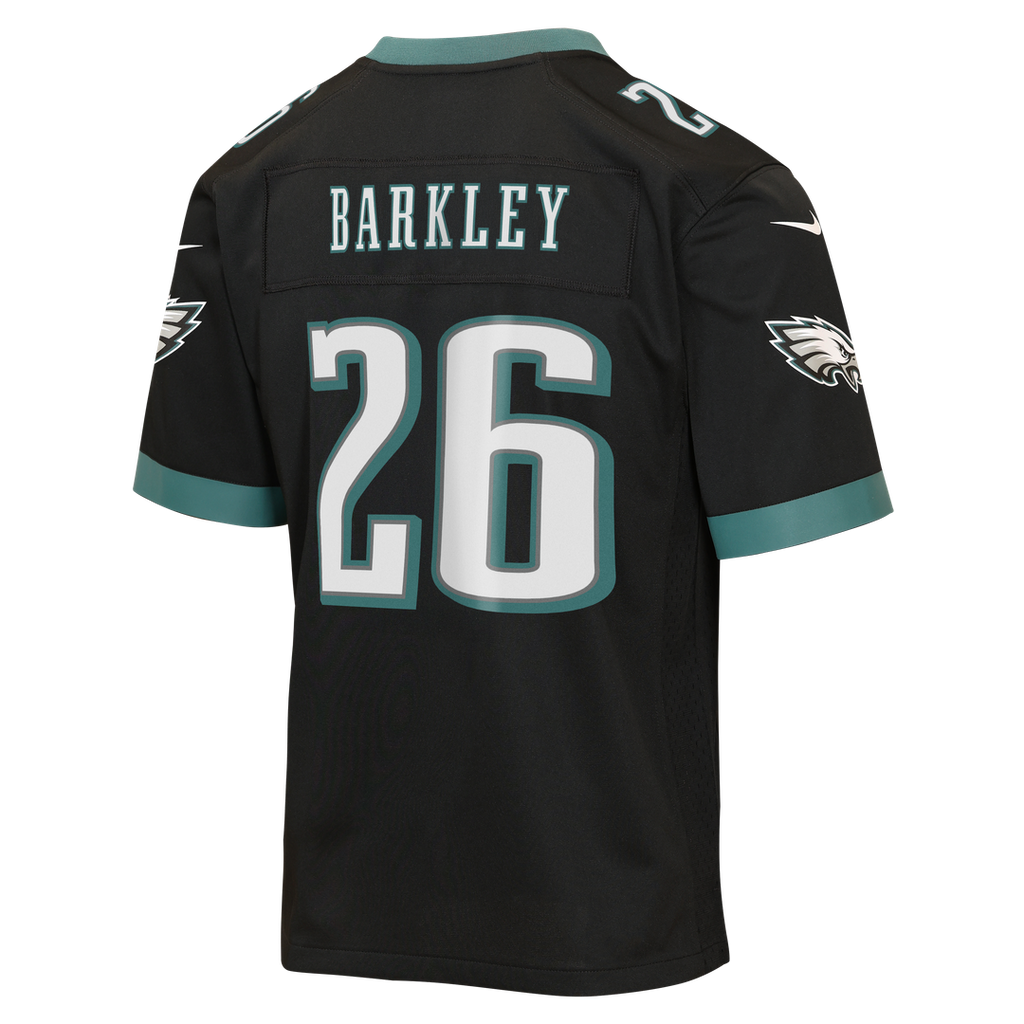 Saquon Barkley Philadelphia Eagles Nike Youth Team Game Jersey - Midnight Green