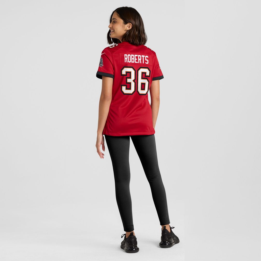 JJ Roberts Tampa Bay Buccaneers Nike Women's Team Game Jersey -  Red