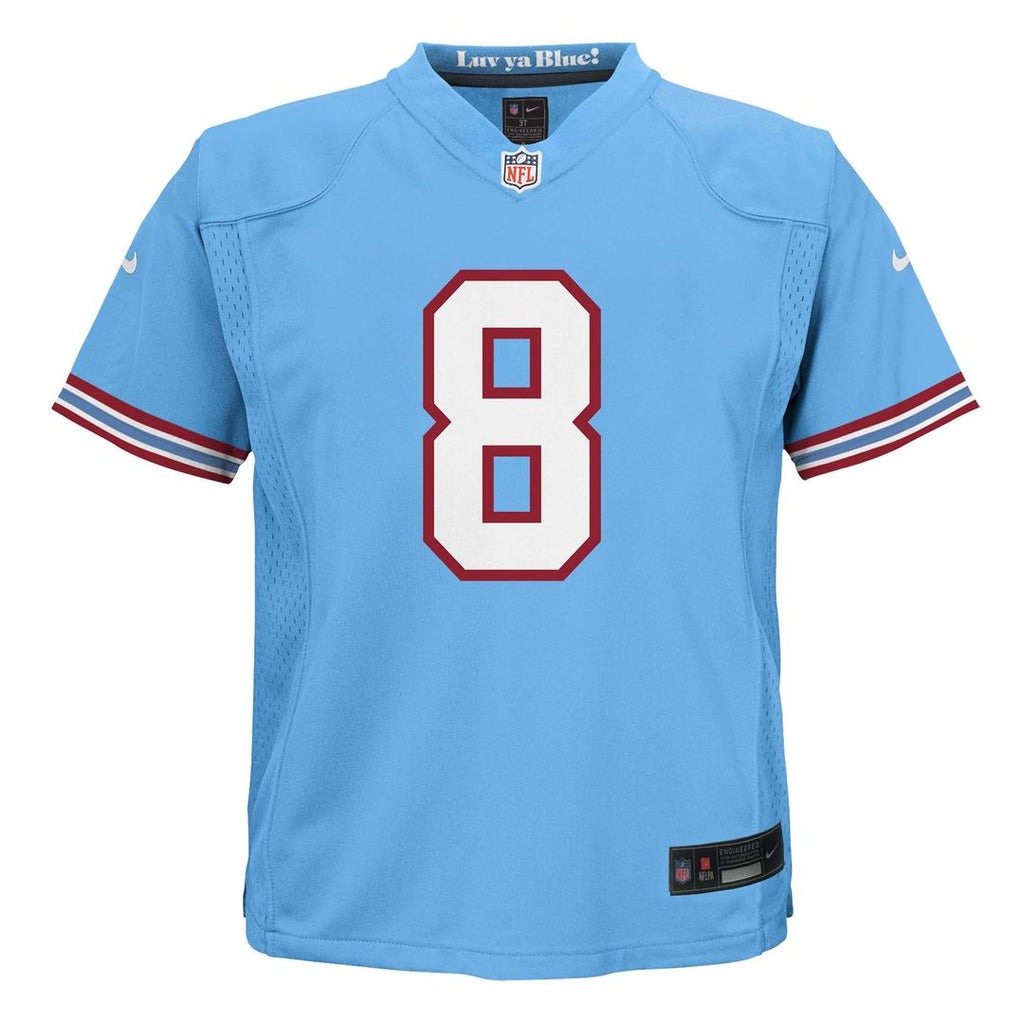 Will Levis Tennessee Titans Nike Toddler Alternate Oilers Throwback Game Jersey - Light Blue