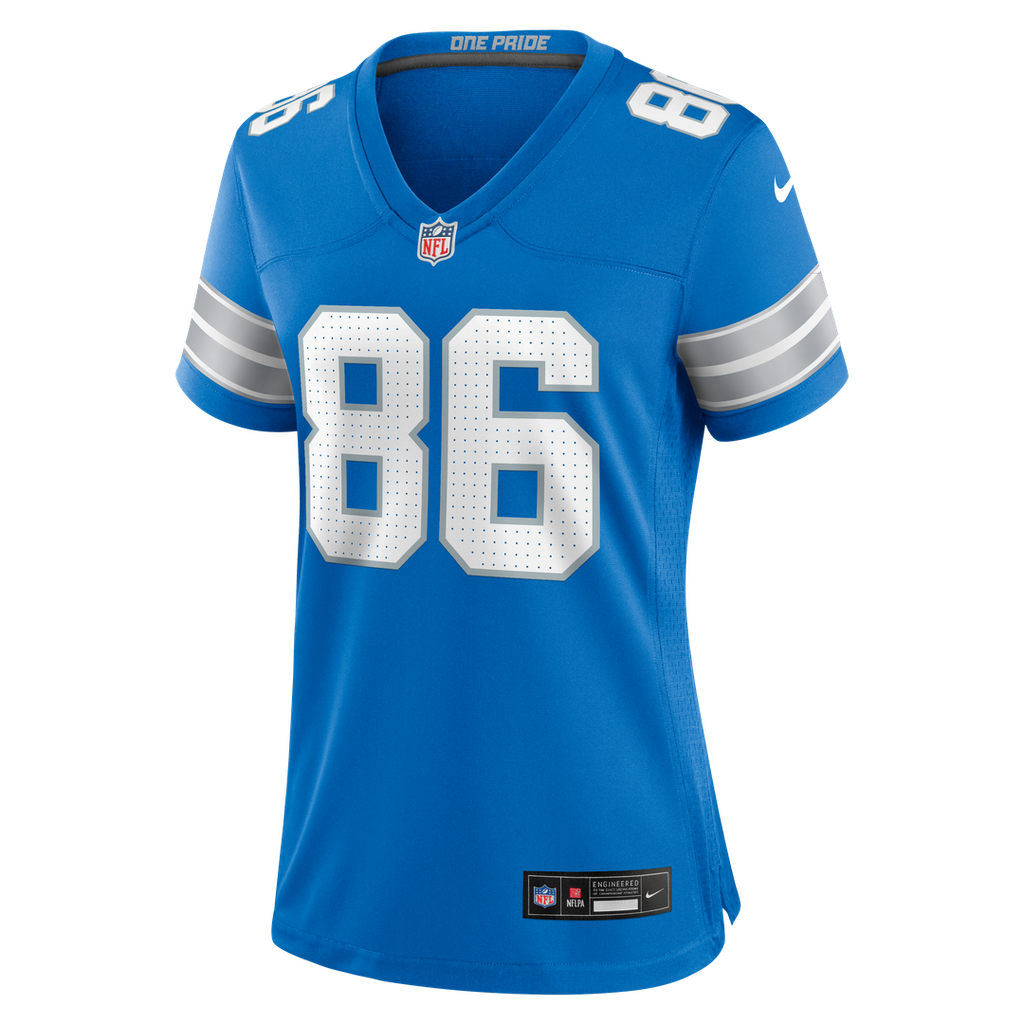 Anthony Firkser Detroit Lions Nike Women's Team Game Jersey -  Blue