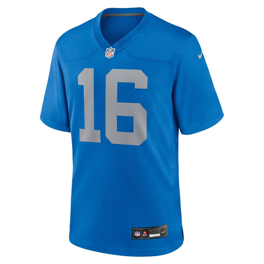 Jared Goff Detroit Lions Nike Alternate Game Jersey -  Blue