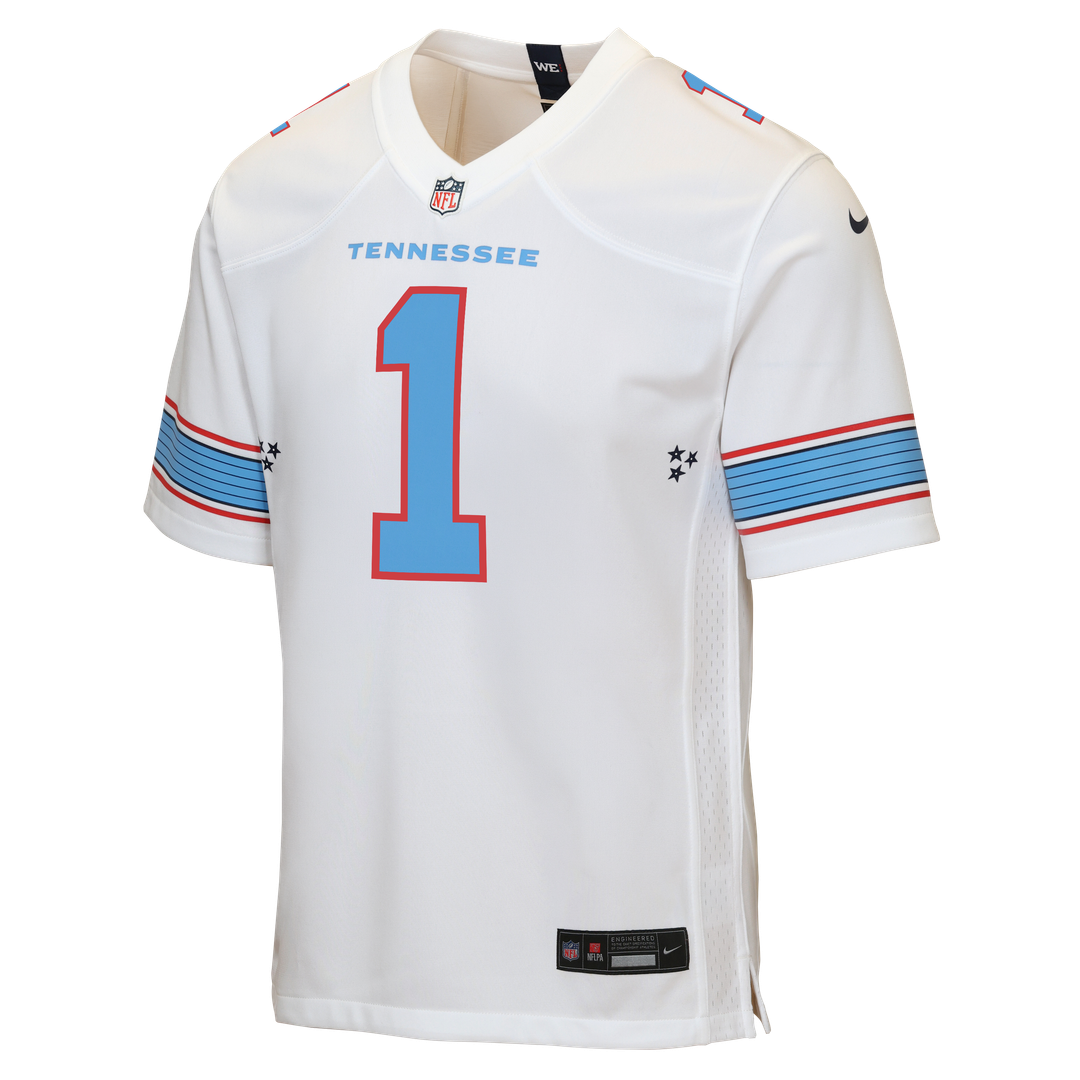 Cameron Ward Tennessee Titans Nike Youth Game Jersey - White