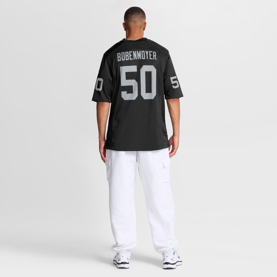 Jacob Bobenmoyer Las Vegas Raiders Nike Game Player Jersey - Black