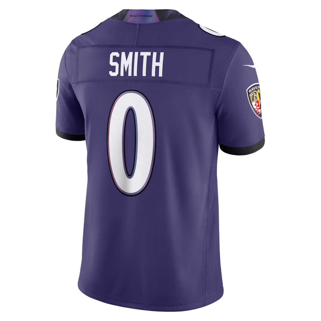 Roquan Smith Baltimore Ravens Nike Vapor F.U.S.E. Stitched Limited Jersey - Purple