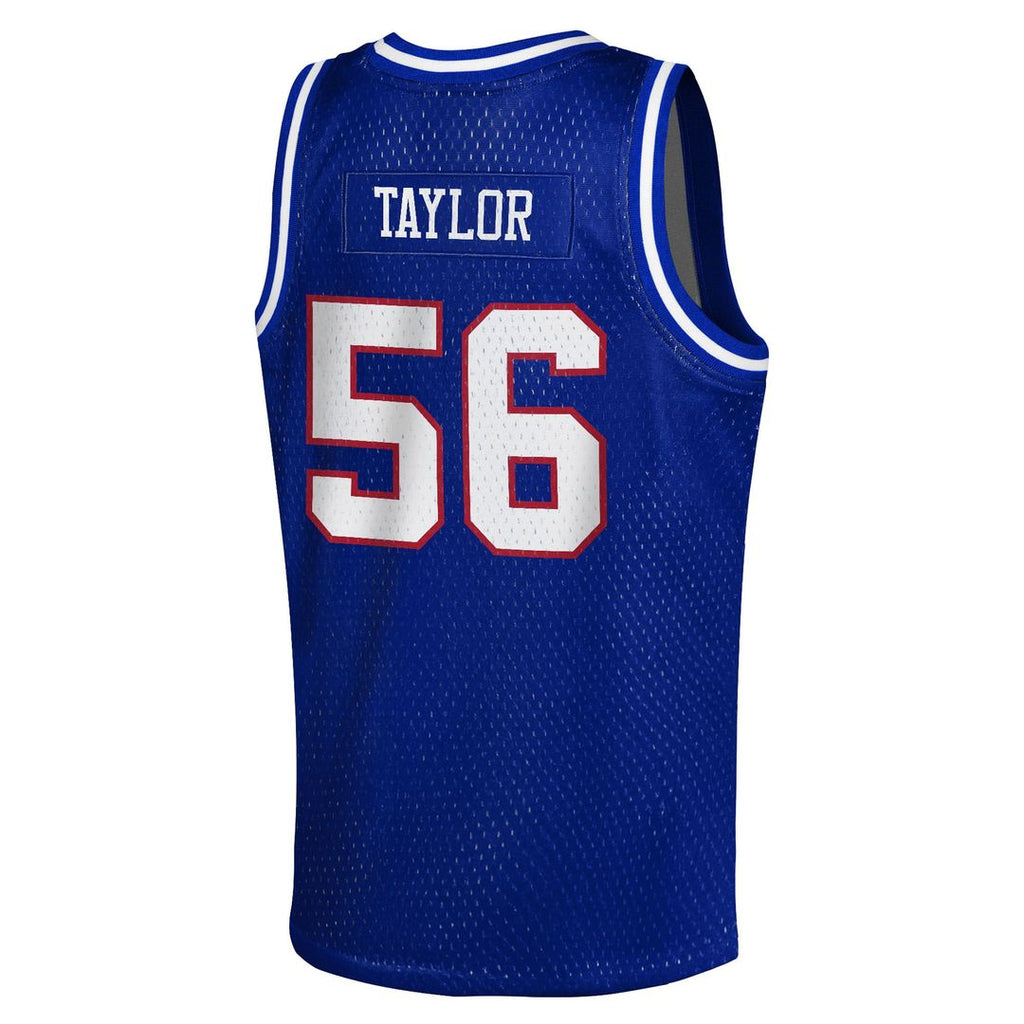 Lawrence Taylor New York Giants Mitchell & Ness Youth Retired Player NFL Basketball Fashion Jersey - Royal