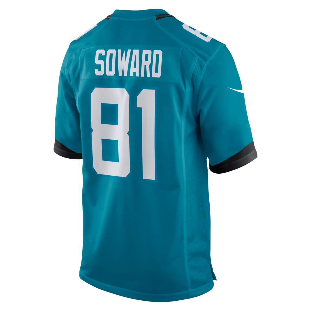 R. Jay Soward Jacksonville Jaguars Nike Retired Player Team Game Jersey -  Teal