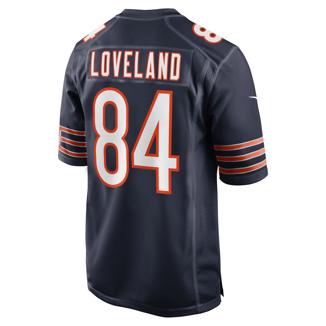 Colston Loveland Chicago Bears Nike Alternate Game Player Jersey - Orange