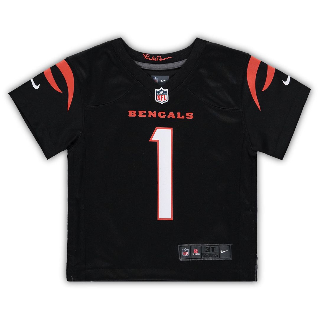Ja'Marr Chase Cincinnati Bengals Nike Toddler Game Jersey - Black