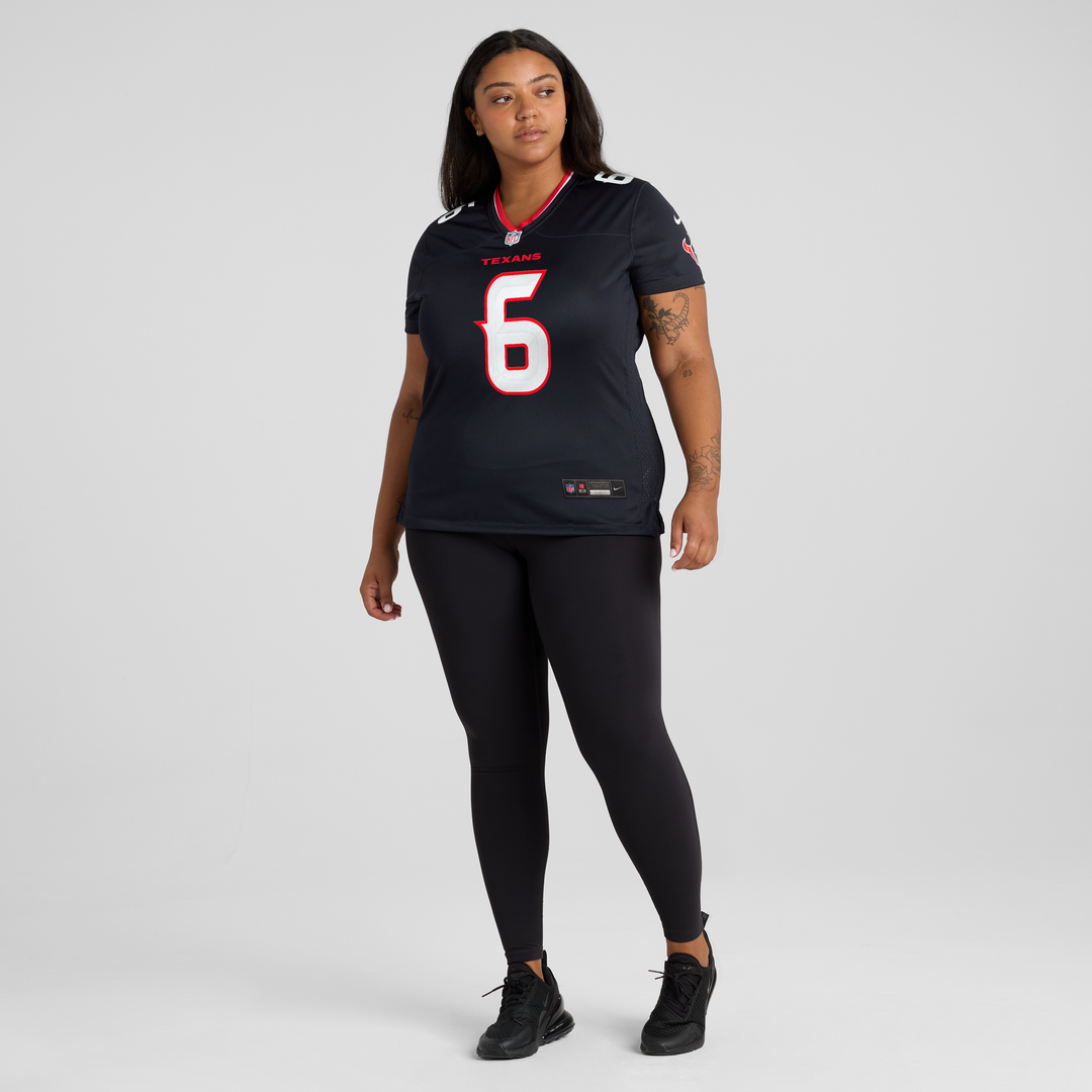 Reed Blankenship Houston Texans Nike Women's Team Game Jersey -  Navy