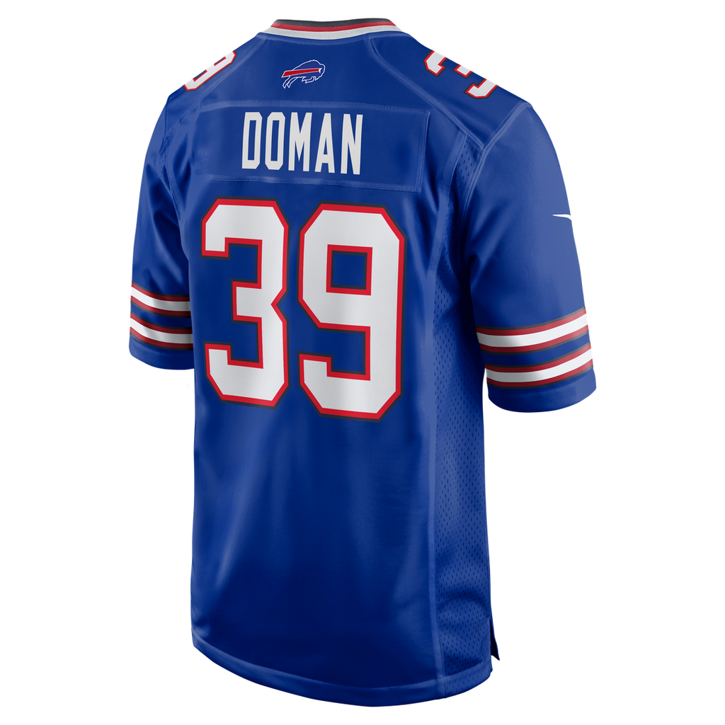 Tommy Doman Buffalo Bills Nike Team Game Jersey - Royal
