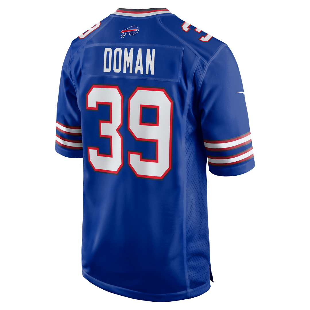 Tommy Doman Buffalo Bills Nike Team Game Jersey - Royal