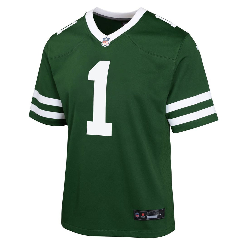 Ahmad Sauce Gardner New York Jets Nike Youth Game Jersey - White