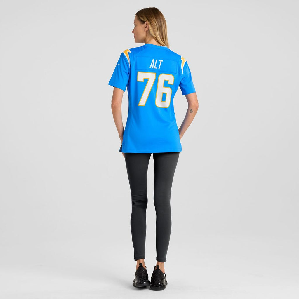 Joe Alt Los Angeles Chargers Nike Women's 2024 NFL Draft First Round Pick Player Game Jersey - Powder Blue