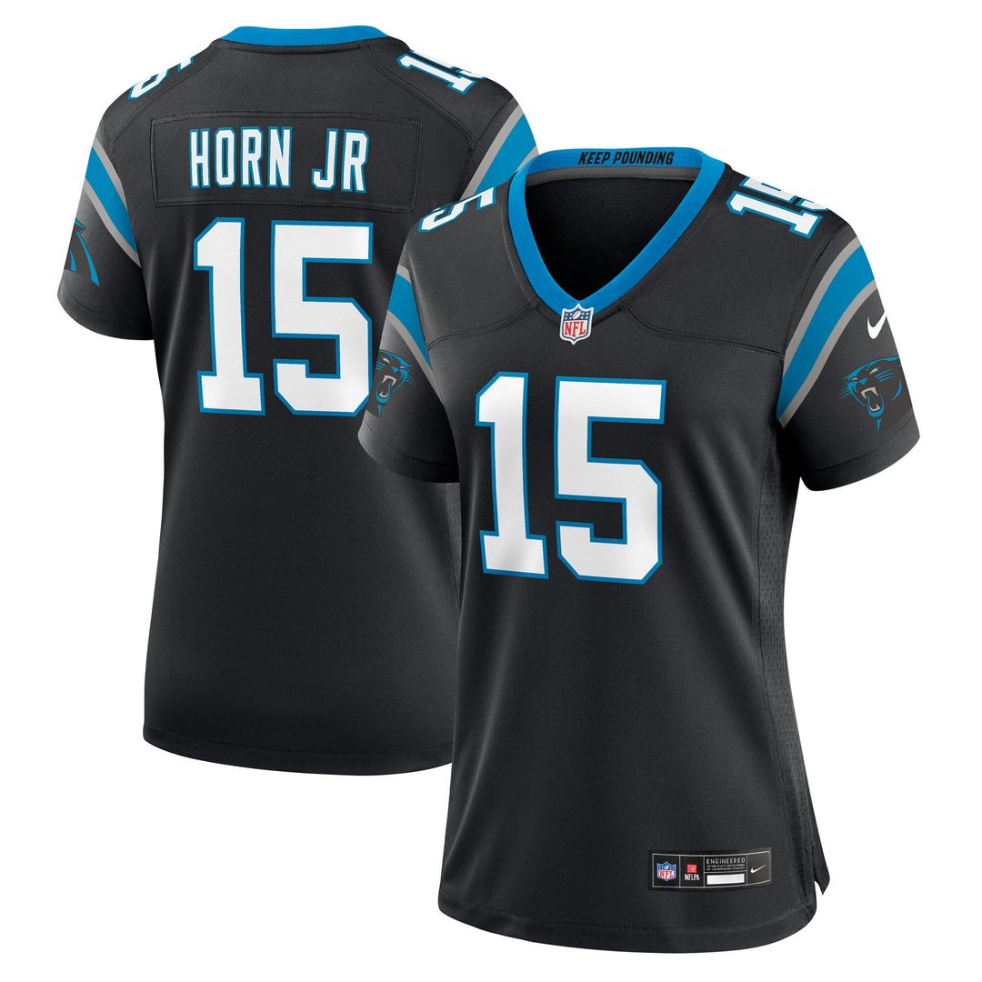 Jimmy Horn Jr Carolina Panthers Nike Women's Team Game Jersey -  Black