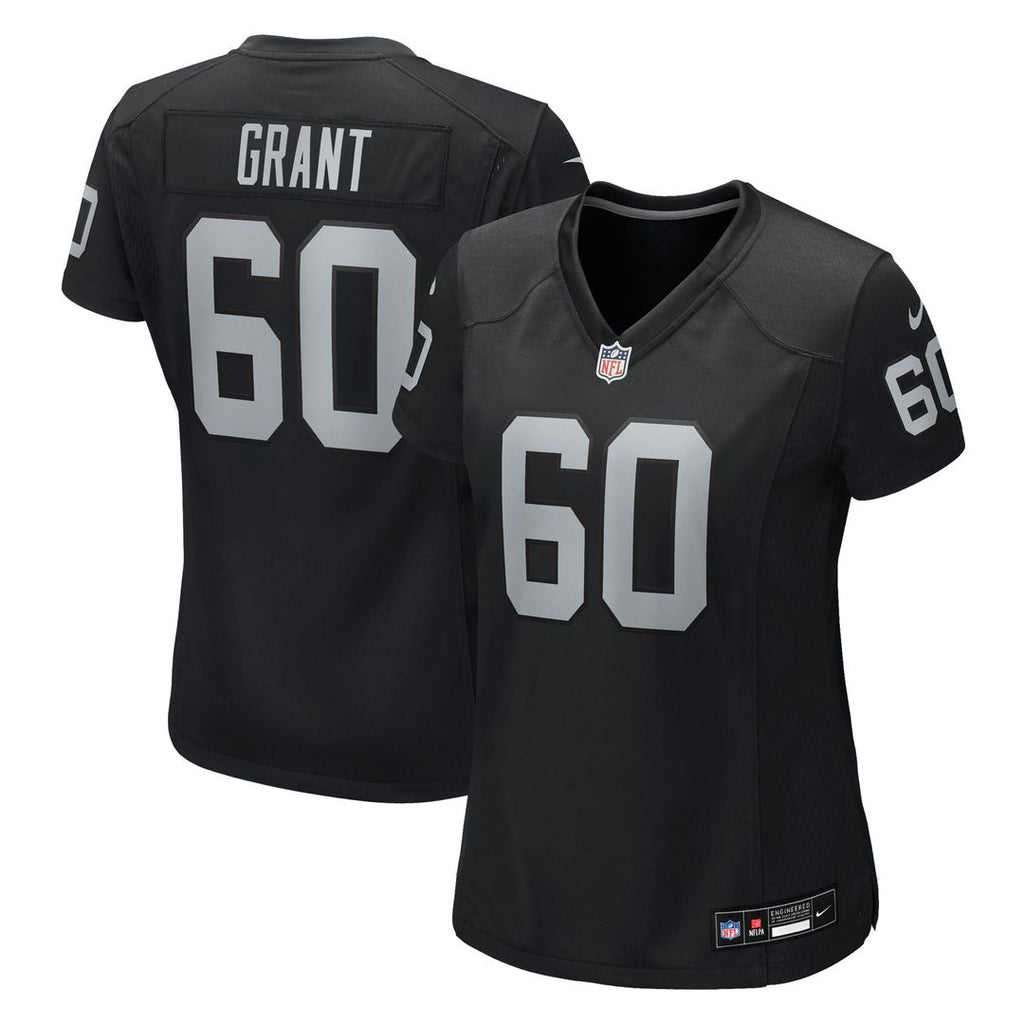 Charles Grant Las Vegas Raiders Nike Women's Team Game Jersey -  Black
