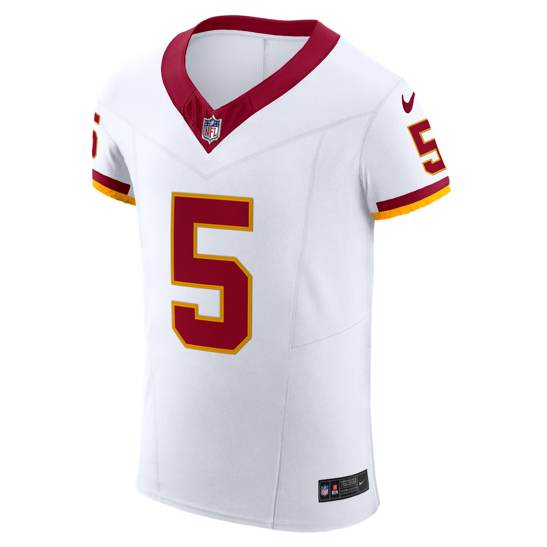 Jayden Daniels Washington Commanders Nike Alternate 2 Super Bowl Era Vapor F.U.S.E. Elite Jersey - White