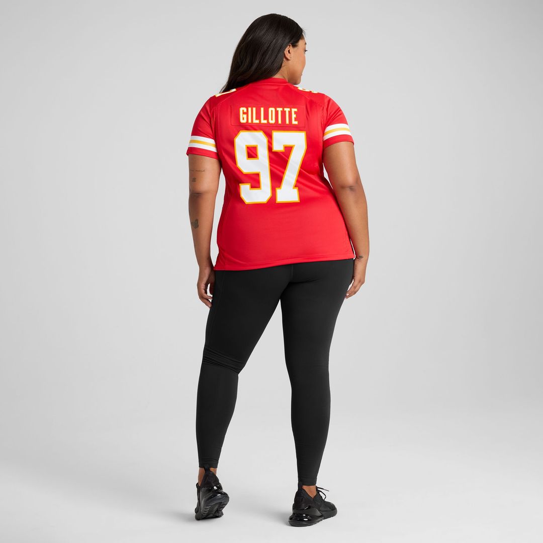 Ashton Gillotte Kansas City Chiefs Nike Women's Team Game Jersey -  Red